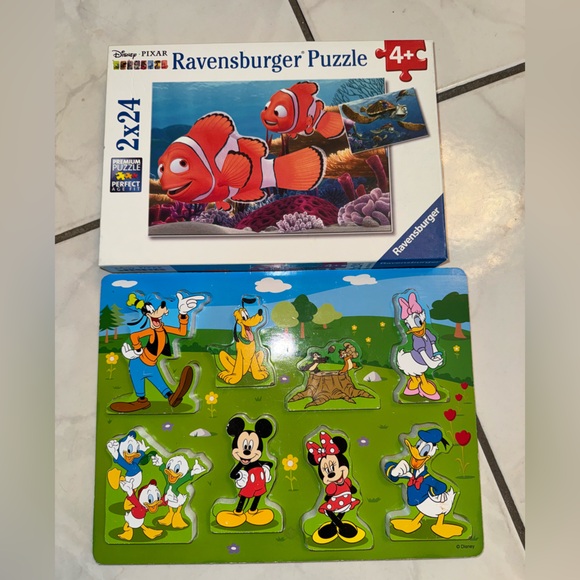 Disney Other - Kids Disney Puzzles, Mickey and Friends, Finding Nemo